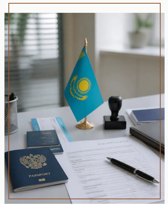 Оформление визы в Казахстан для поездки и работы в Коврове